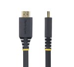 StarTech.com Câble HDMI Haut Débit de 5m Certifié Premium, 4K 60Hz/1440p 144Hz, HDR10/HDCP 2.2/ARC, 18Gbps, Cordon HDMI 2.0 UHD pour TV/Moniteur/Affichage, Gaine TPE