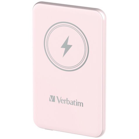 Verbatim Charge 'n' Go Polímero de litio 5000 mAh Cargador inalámbrico Rosa