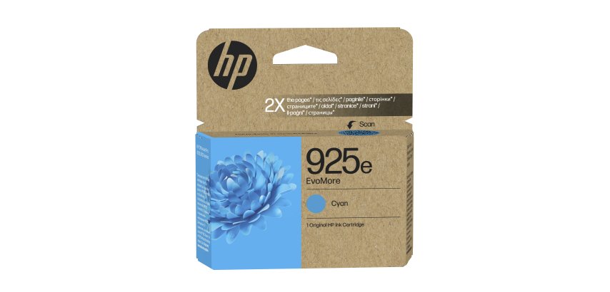 HP 925e Cartouche d’encre authentique Cyan EvoMore