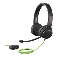 Acer GP.HDS11.01N auricular y casco Auriculares Alámbrico Diadema Llamadas/Música Negro