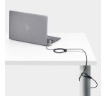 StarTech.com Antivol Universel pour Ordinateur Portable de 2m, Câble de Sécurité Sérialisé pour Ordinateur Portable, Compatible avec Noble Wedge®/Nano/K-Slot, Serrure Universelle, Câble à Combinaison Sans Clé, TAA