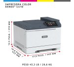Xerox C410 A4 40 ppm Impresora a doble cara PS3 PCL5e/6 2 bandejas 251 hojas