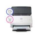 HP Scanjet Pro 2000 s2 Sheet-feed Scanner Alimentation feuille à feuille de scanner 600 x 600 DPI A4 Noir, Blanc