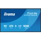 iiyama LH5575UHS-B2AG Écran d'affichage dynamique Écran plat de signalisation numérique 138,7 cm (54.6") LCD Wifi 500 cd/m² 4K Ultra HD Noir Intégré dans le processeur Android 11 24/7