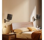 AISENS Soporte Universal De Pared Giratorio E Inclinable Para Altavoces, Negro