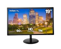 Nilox computer monitor 48.3 cm (19") 1366 x 768 pixels HD LCD Black