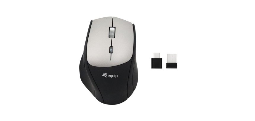 Equip 245115 mouse Ufficio Mano destra RF Wireless Ottico 2400 DPI