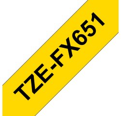 Brother TZe-FX651 - flexibele tape - 1 cassette(s) - Rol (2,4 cm x 8 m)