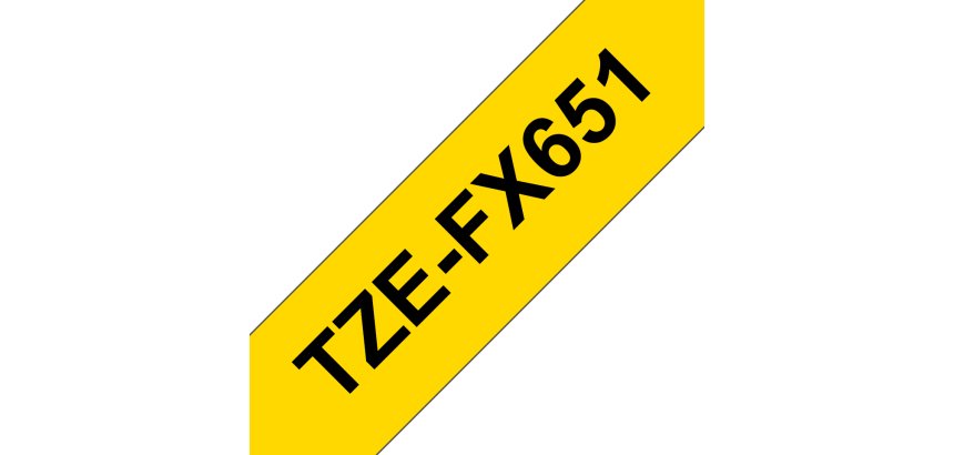 Brother TZe-FX651 - flexible tape - 1 cassette(s) - Roll (2.4 cm x 8 m)