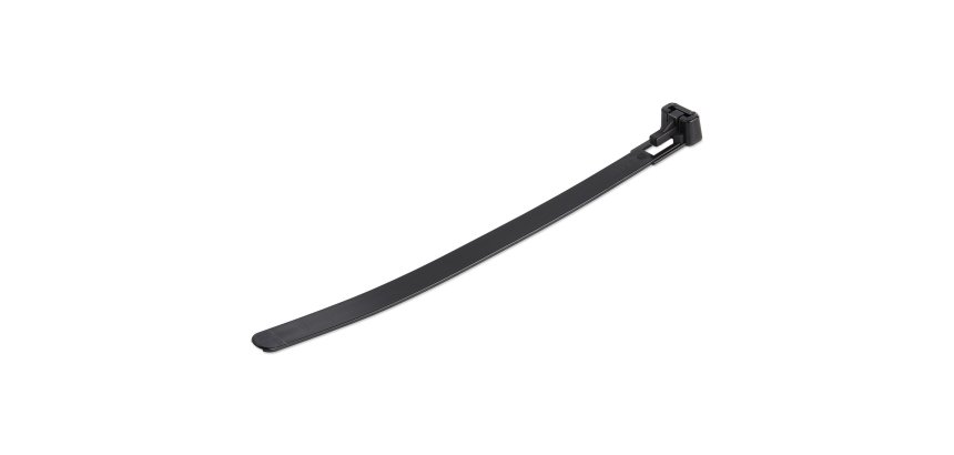 StarTech.com Colliers de Serrage Réutilisables 15 cm Noirs - Largeur 7 mm - Diam. faisceau 35 mm - Résistance traction 22 kg - Colson nylon détachable - Intérieur/extérieur - Homologués 94V-2/UL - 100 pcs
