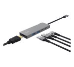 Trust 26062 hub & concentrateur USB Type-C Gris