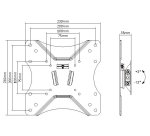 Equip Soporte de pared para TV de 23"-43