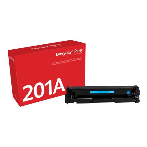 Everyday El tóner ™ Cian de Xerox es compatible con HP 201A (CF401A/ CRG-045C), Capacidad estándar