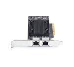 StarTech.com Carte Réseau PCIe 10 Gb Ethernet à 2 Ports, Carte d'Interface Réseau 10 GbE, Chipset Broadcom BCM57416, Double RJ45 10GBase-T/Gigabit, Carte NIC, TAA