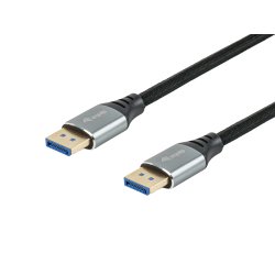 Equip 119281 Cable DisplayPort 2.1 Premium, 1,0m, 16K/60Hz, 54Gbps