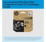 HP 308e Cartouche d’encre authentique Noir EvoMore