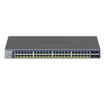 NETGEAR GS752TXP Géré L2/L3/L4 10G Ethernet (100/1000/10000) Connexion Ethernet, supportant l'alimentation via ce port (PoE) Noir