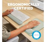 Fellowes Keyboard Wrist Rest Breyta Keyboard Wrist Support with Antibacterial Protection Ergonomic Wrist Support Sage