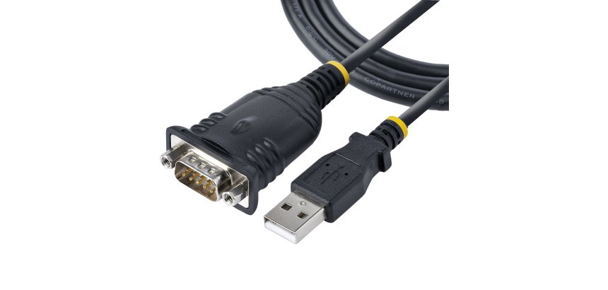 StarTech.com 3ft (1m) USB to Serial Cable, DB9 Male RS232 to USB Converter, Prolific IC, USB to Serial Adapter for PLC/Printer/Scanner/Switch, USB to COM Port Adapter, Windows/Mac