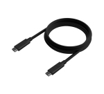 AISENS Cable USB 3.2 Gen1 5Gbps 4k@60Hz 3A 60W E-Marker, Tipo USB-C/M-USB-C/M, Negro, 4.0m