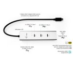 i-tec Metal USB-C Charging HUB 5port with USB-C video 8K + Power Delivery 85W