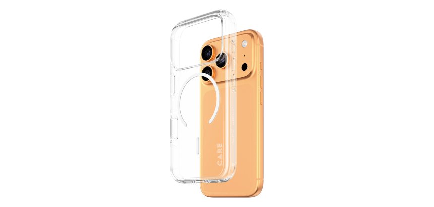 PanzerGlass CARE™ by ® Urban Explorer Case Transparent w. White MagSafe iPhone 17 Pro mobiele telefoon behuizingen Hoes Transparant