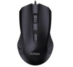 Nilox MOUSB1013 ratón Oficina USB tipo A Óptico 2400 DPI
