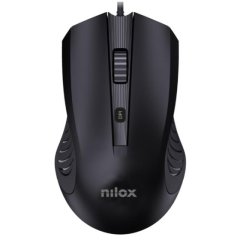 Nilox MOUSB1013 ratón Oficina USB tipo A Óptico 2400 DPI