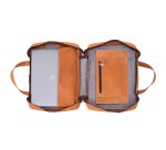 R-Go Tools Sacoche pour ordinateur portable R-Go Viva, cuir, avec support intégré pour ordinateur portable, produit social, marron