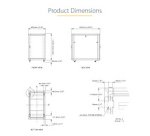 StarTech.com 18U Enterprise-Grade Flat Pack Server Rack Cabinet, 19in Enclosed 4-Post Rack with 29in (75cm) Mounting Depth and 1764lb (800kg) Weight Capacity
