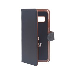 Celly WALLY891 mobile phone case 16.3 cm (6.4") Wallet case Black, Brown