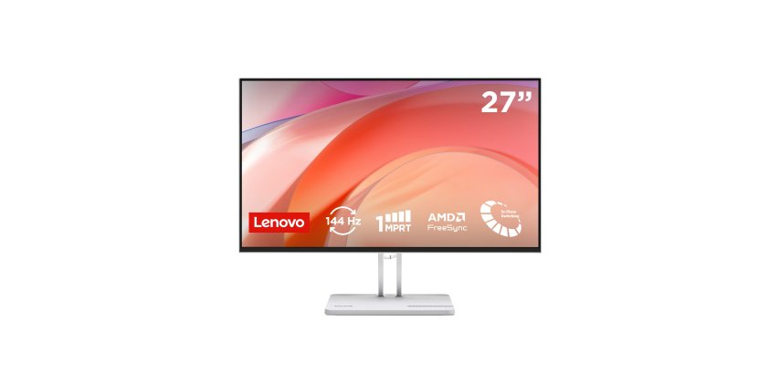 Lenovo L27-4C - Monitor 27" IPS Flat FHD 1920x1080 0 144Hz 1ms - Speakers AMD FreeSync 2xHDMI 1.4 + 1xVGA - Stand Tilt Cavo HDMI incluso