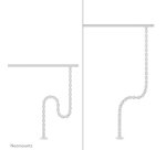 Neomounts ADS06-132WH Colonne vertébrale - fixation magnétique - universel