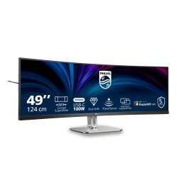 Philips 5000 series 49B2U5900CH/00 computer monitor 124 cm (48.8") 5120 x 1440 pixels Dual QHD LCD Black