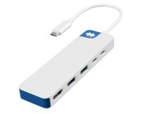 Targus HyperDrive Avec fil USB 3.2 Gen 1 (3.1 Gen 1) Type-C Blanc