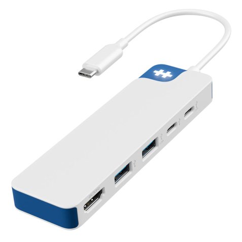 Targus HyperDrive Avec fil USB 3.2 Gen 1 (3.1 Gen 1) Type-C Blanc