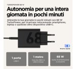 Motorola TurboPower 68W Universale Nero AC Ricarica rapida Interno