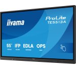 iiyama TE5513A-B1AG Écran d'affichage dynamique Écran plat interactif 138,7 cm (54.6") Wifi 500 cd/m² 4K Ultra HD Noir Écran tactile Intégré dans le processeur Android 18/7
