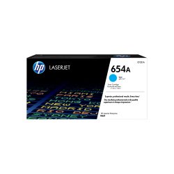 HP 654A Cyan Original LaserJet Toner Cartridge