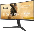 iiyama G-MASTER GCB3486WQSCP-B1 computer monitor 86,4 cm (34") 3440 x 1440 Pixels UltraWide Quad HD Zwart