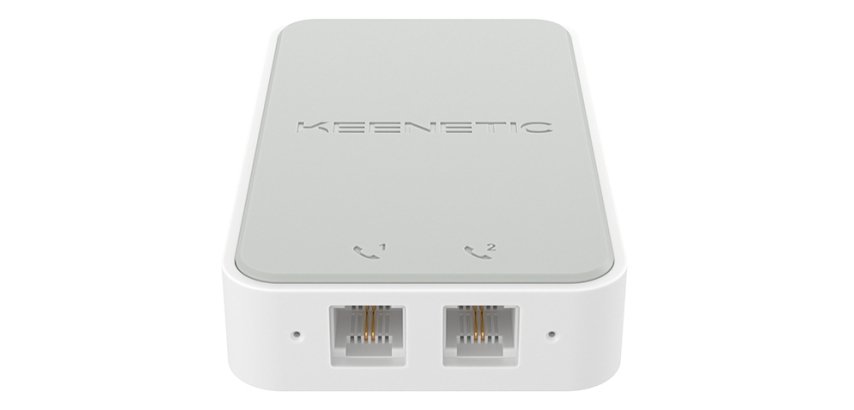 Keenetic Linear (KN-3110) Adaptateur USB pour téléphone analogique à deux ports