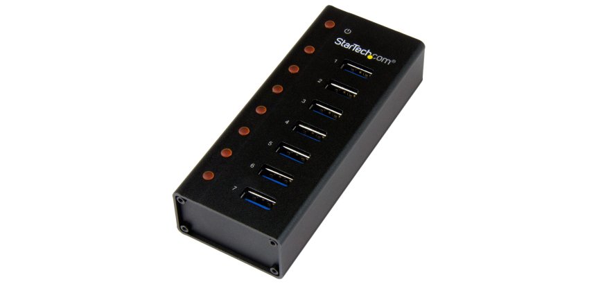 StarTech.com Hub USB 3.0 à 7 ports - 5Gbps - Concentrateur USB à montage mural / sur bureau avec boîtier métallique