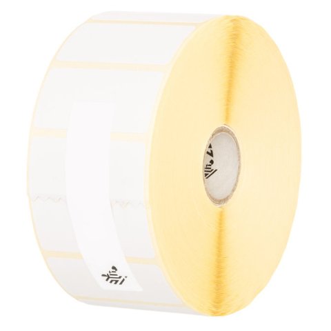Caja de 4 rollos de Etiquetas para impresora autoadhesiva 3,2 x 7 cm Zebra Z-Select 2000T Blanco