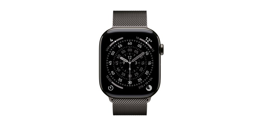 Apple MGJ64ZM/A accessoire intelligent à porter sur soi Bande Couleur ardoise Acier inoxydable