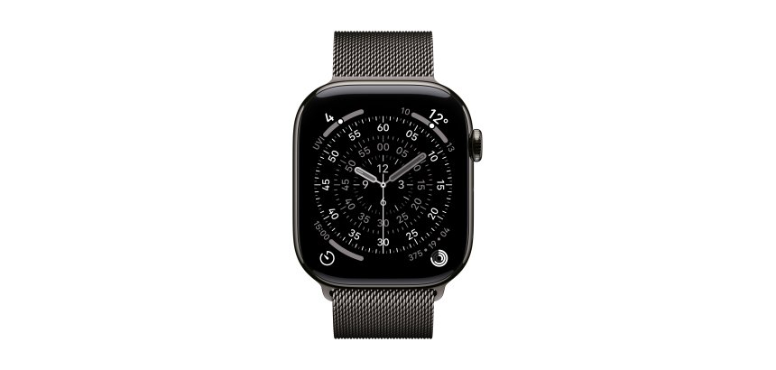 Apple MGJ64ZM/A accessoire intelligent à porter sur soi Bande Couleur ardoise Acier inoxydable