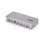 StarTech.com Station d'Accueil USB4 à 2 Écrans, Double HDMI 4K 120 Hz ou Simple HDMI 8K 60 Hz, Recharge de PC 100W, 2,5 GbE, Dock Multi-Écrans USB-C, Sans Pilote