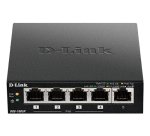 D-Link DGS-1005P/E commutateur réseau Non-géré Gigabit Ethernet (10/100/1000) Connexion Ethernet, supportant l'alimentation via ce port (PoE) Noir