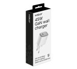 Celly UPTC1USBC45WWH Caricabatterie per dispositivi mobili Smartphone, Tablet Bianco AC Ricarica rapida Interno