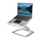 Support fellowes ordinateur portable hana lt egalage optimal hauteur et inclinaison systeme passe cable integre blanc