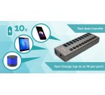i-tec USB 3.0 Charging HUB 10 port + Power Adapter 48 W